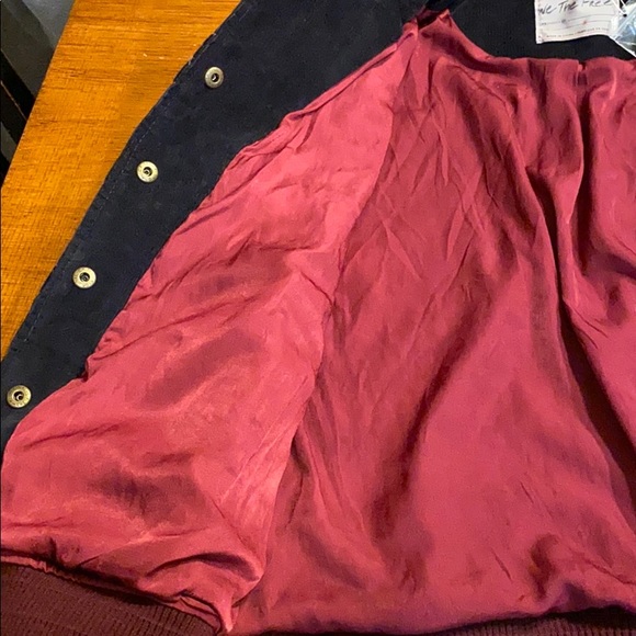 We the free blue and burgundy corduroy jacket - Picture 6 of 10